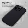 Luksusowe Oryginalne Etui na Telefon z Płynnego Silikonu Dla Apple iPhone 16 14 13 12 15 17 Pro Max 16 Plus Etui Odporne na Wstrząsy Miękki Tylny Pokrowiec