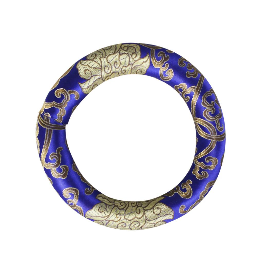 IRIN Cotton Bowl Pillow Handmade Decorative Bowl Mat Foldable Protective Instrument Parts Red Blue Silk Mat Tibetan Bowl