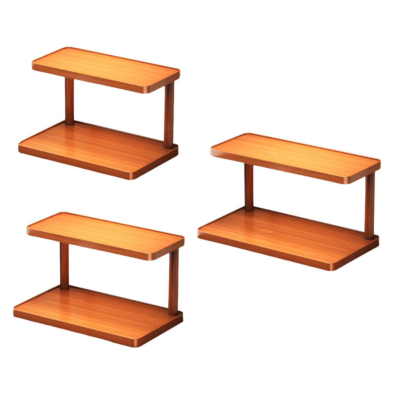 

Desktop Storage Rack Multifunction Practical Freestanding Stylish Bookshelf Tabletop Shelves for Pantry Counter Home Kitchen 30cm