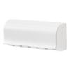 Punch-Free Wall-Mounted Toothbrush and Toothpaste Holder - Multifunctional Bathroom Organizer In White