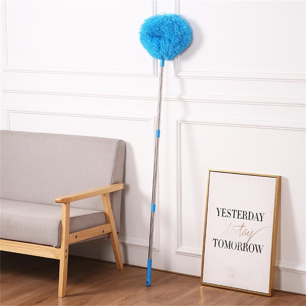 Ceiling Fan Cleaner Dusters with Extension Pole Dust Removal Brush Removable Washable Microfiber Ceiling Duster Cleaning Tool