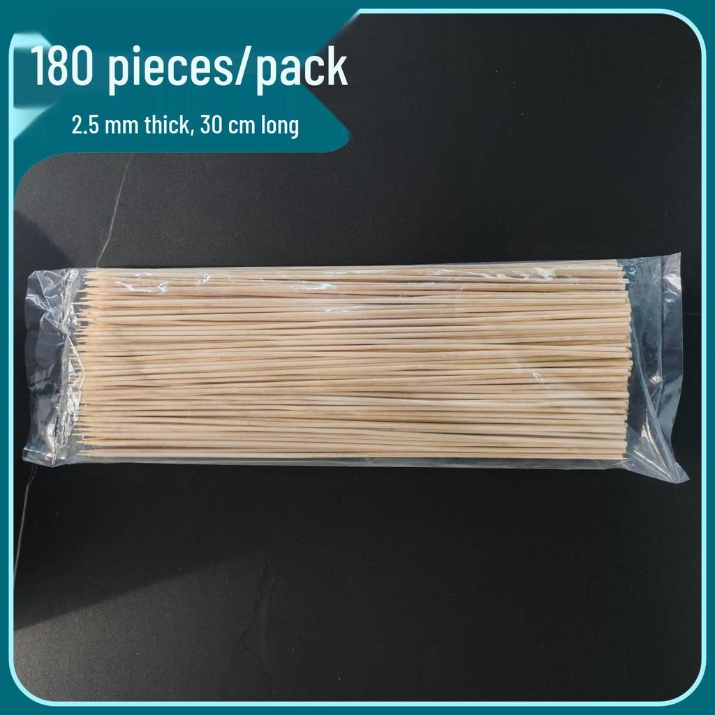Disposable Bamboo Skewers for BBQ, Mutton, Spicy Hot Pot, Grilled Sausage, and Starch Sausage