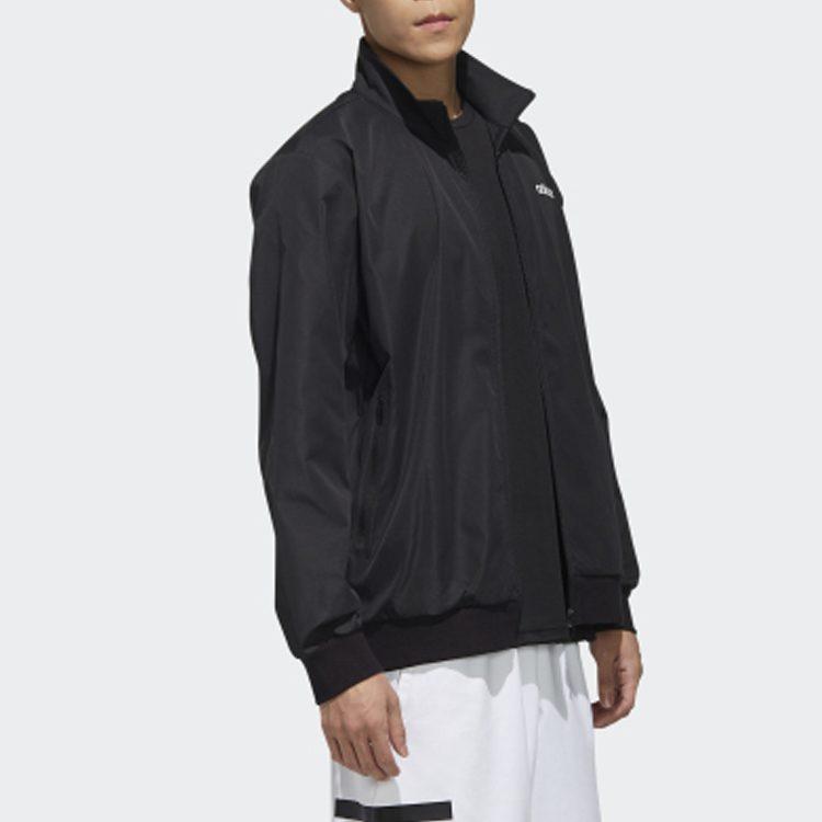 adidas Jackets Men's Black Stand Collar Moderate Other FL0313