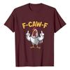 F-CAW-F Women's Casual Letter Print Short-sleeved Top T-shirt