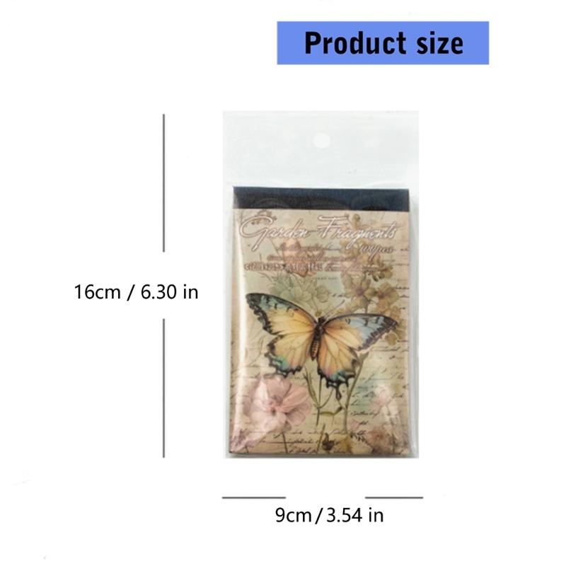 100 Sheets Scrapbooking Backgrounds Paper Aesthetic Decorative Paper for Journaling Card Making Gift Wrapping Decoration