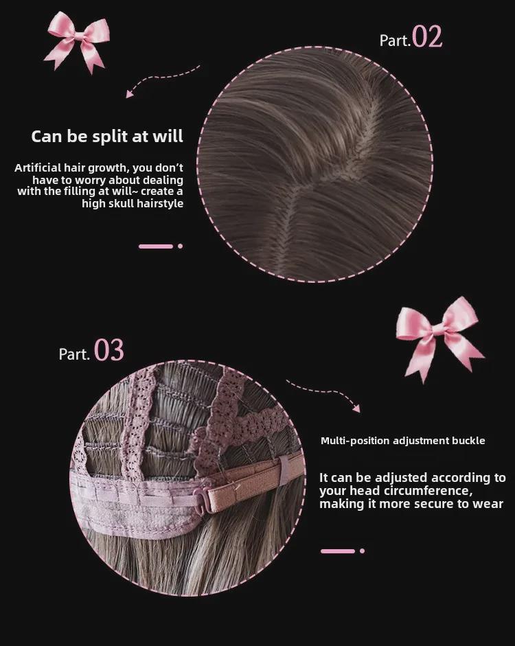 Sihuan Damen Lange Lockige Perücke - Natürlich, Süß, Lebensechte Vollkopfperücke für den täglichen Sommer-Look