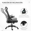 Office Chair, Mesh, Swivel, Height and Headrest Adjustable, 60 X 61 X 104.5-121.5 Cm, Black