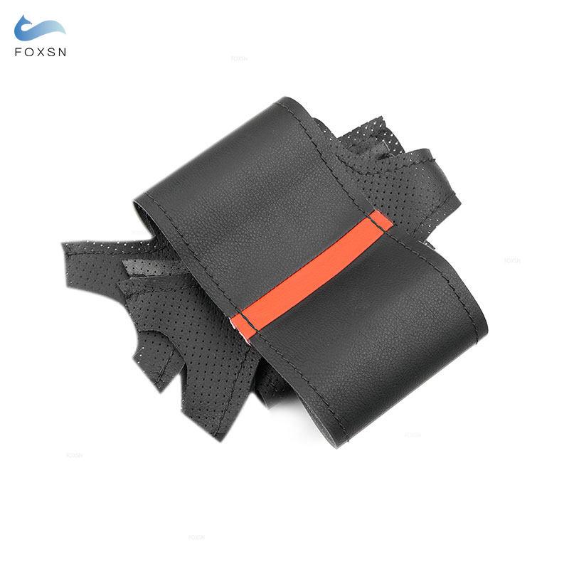 Car Steering Wheel Cover Leather Trim For Peugeot 207 Expert 2008-2014 For Citroen Jumpy 2009-2016 For Toyota Proace 2013-2016