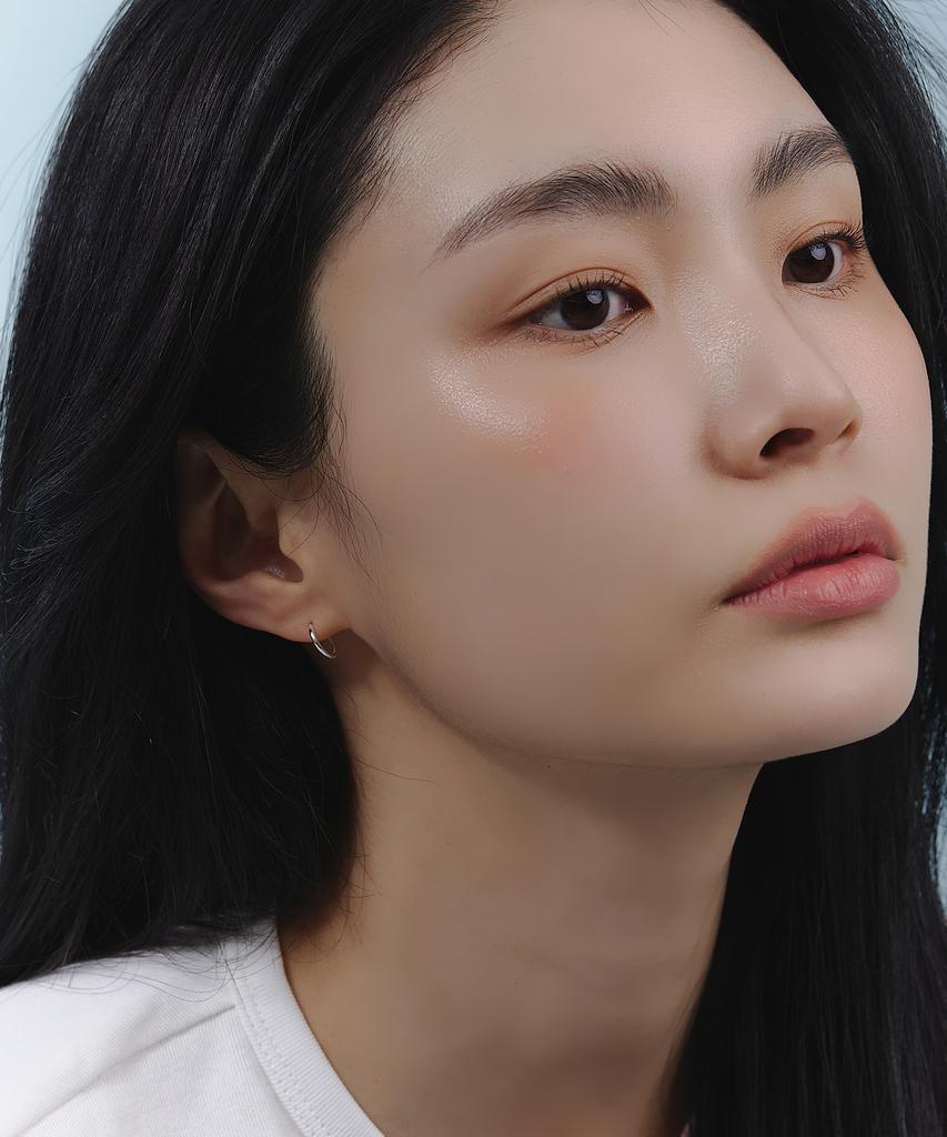 Goldndear [D.Silver925] Ringlet Mini One-Touch Earrings