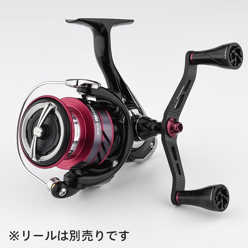 Gomexus FYT98 Reel Handle Carbon Daiwa Spinning Reel Compatible Reel Double Handle Regalis Revros Cygnus Crest Replacement 98mm Handle Knob Included