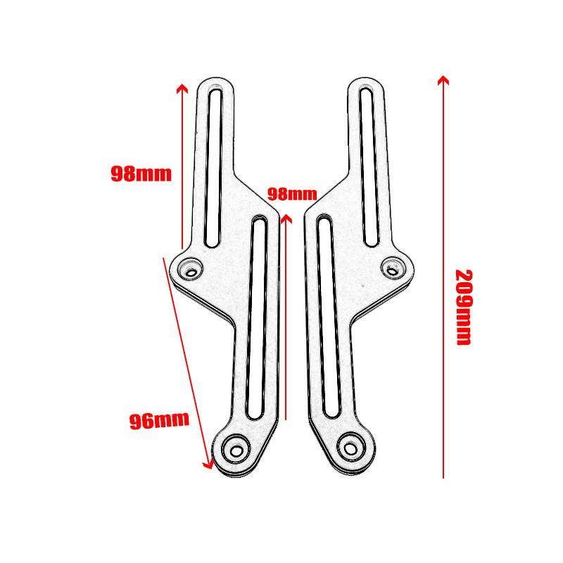 For YAMAHA TENERE 700 T700 T 700 Tenere700 T7 2019-2023 2022 Motorcycle Adjustable Windscreen Wind bracket Windscreen Adjusters