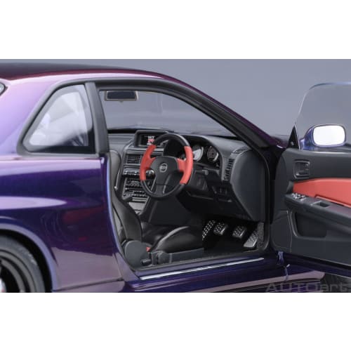 AUTOart 1/18 Scale Nismo R34 GT-R Z-tune Midnight Purple III Finished Product