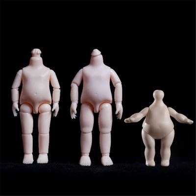 16cm Height 1/12 Doll Body Neck Can Be Twisted White Skin 6 Inch Jointed Dolls 1/12 Action Figure Body