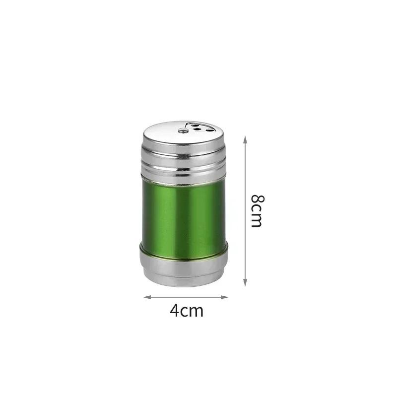 Stainless Steel Salt Spice Sugar Pepper Flavour Bottles Shaker, Airtight, Rotatable Seasoning Shaker, Kitchen Gadget