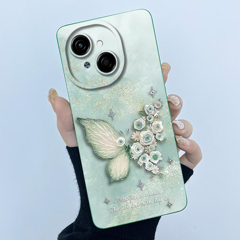 For Tecno Spark Go 1 s 1s 2025 Go1s Go2025 Pop 9 4G Phone Case Sweet Girls Cute Cats Soft Silicone Shockproof Back Cover Fundas