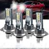 4x H7 Super Bright 60000lm 120w Led Headlight Bulb Kit High Low Beam 6000k White
