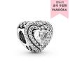Sparkling Leveled Heart Charm  799218c01