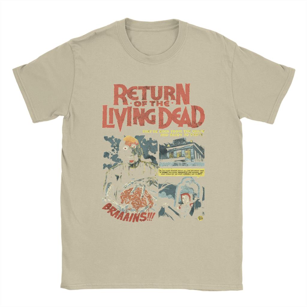 Harajuku T Shirt Return of the Living Dead (3) Cotton T-Shirts  Hipster Tshirt for Men Beach Awesome Print Short Sleeve Clothes