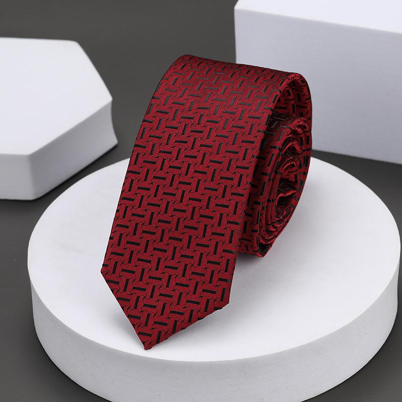 Korean Version Of Casual 5Cm Men'S And Women'S Business Dress Groom Wedding Stripe Hand Play Work Narrow Lazy Solid Color Tie