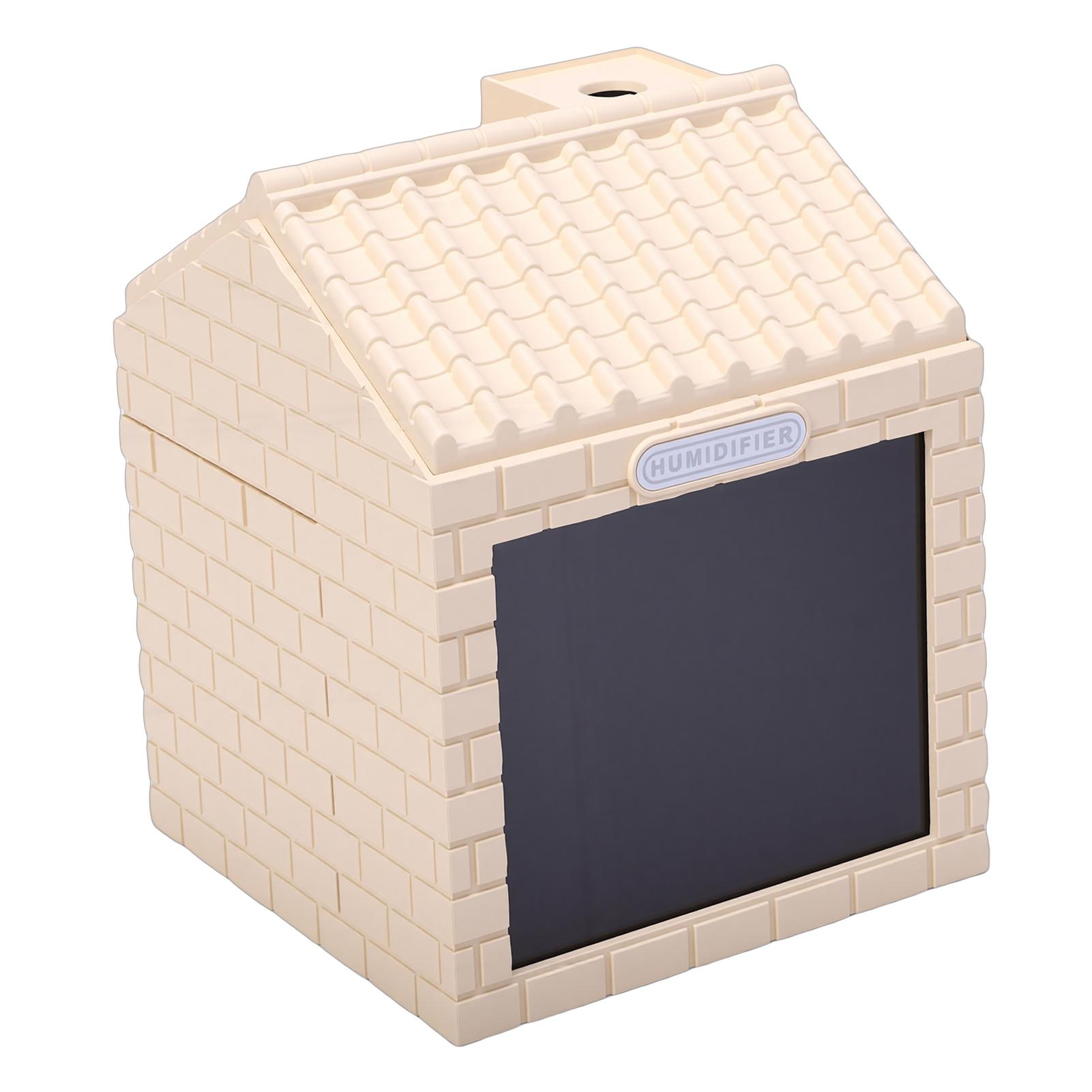 

Fireplace Humidifier 200ml USB Powered Auto Power Off Small Charcoal House Humidifier with Flame Light for Bedroom