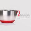 Silicone Handle Stainless Steel Salad Bowl Stainless Steel Sweep Bowl | Salad Bowl | Pool Salad Mix