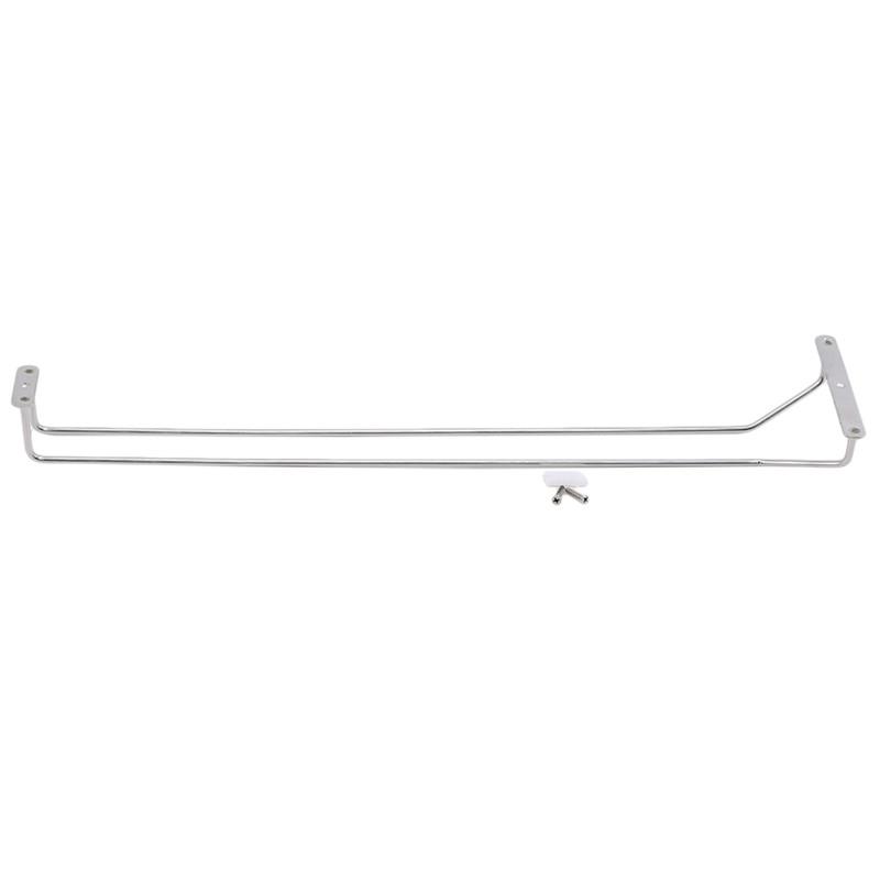 Useful Iron Wine Glass Rack Holder Hanging Bar Inverted Rack Stainless Steel Wine Glass Rack Paper Roll Holder Kitchen Organizer