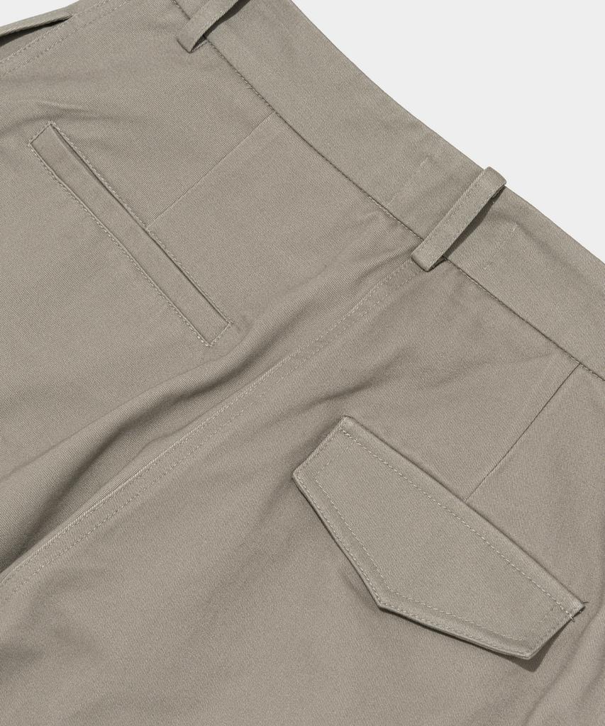 CARGOBROS FOR WOMAN Relaxed Cotton Twill Pants (Khaki)