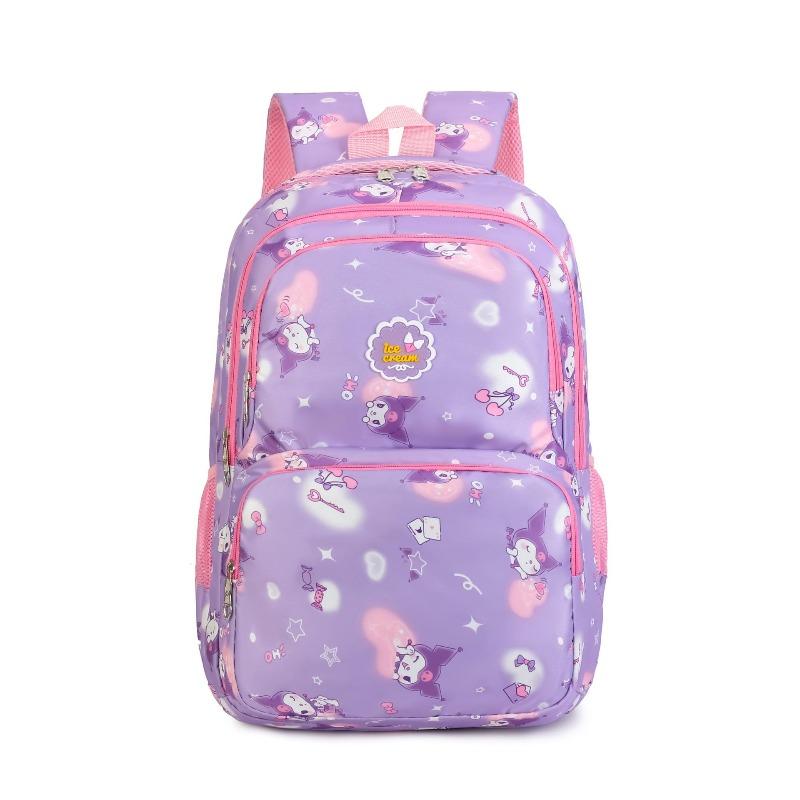 

Cartoon schoolbag Korean version backpack girl boy elementary school school cartoon backpack фіолетовий