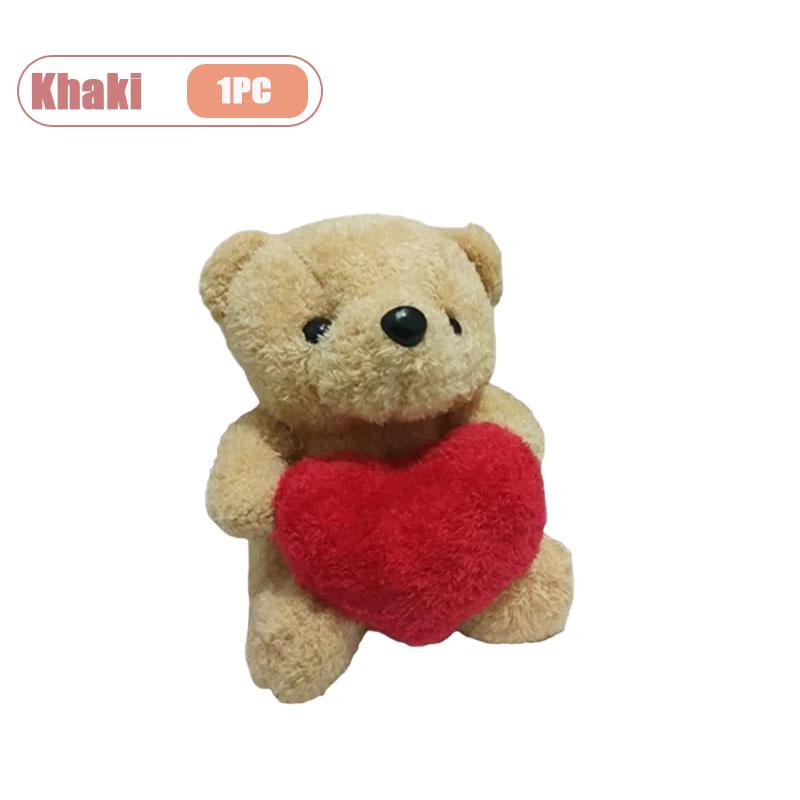 1-5PCS Hugging Heart Plush Bear Stuffed Animal Valentines Day Christmas Doll Gift for Kids Adults Collection Toy