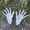2Pcs Artificial Creepy Plastic Hands Halloween Haunted House Decoration Utility