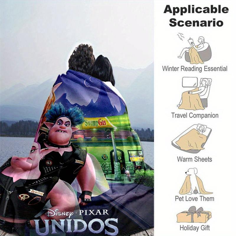 1pc, Disney Pixar UNIDOS Home Decorative Blanket Perfect for Couch, Bedroom, Living Room, Travel, Camping