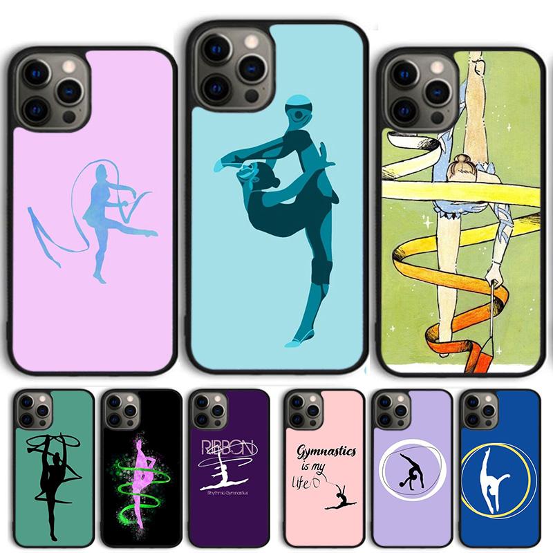 ribbon gymnastics movement Phone Case Cover For iPhone 17 Air 15 16 14 13 12 Pro Max 11 Pro Max Plus Coque Shell
