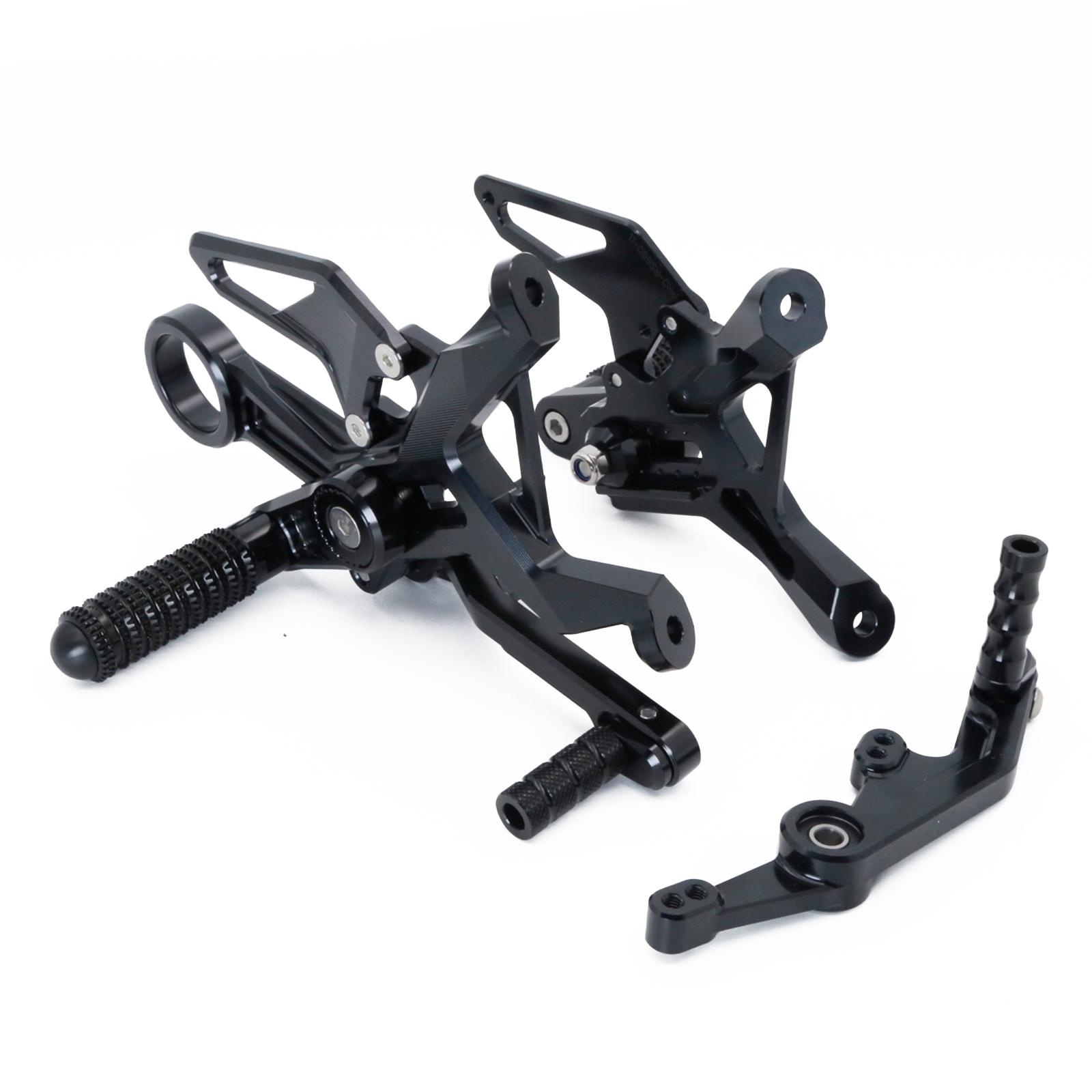 For BMW S1000RR S 1000RR 2019 2020 2021 2022 2023 Motorcycle CNC Aluminum Footpeg Footrest Rearset Pedal Foot Pegs Rear Set