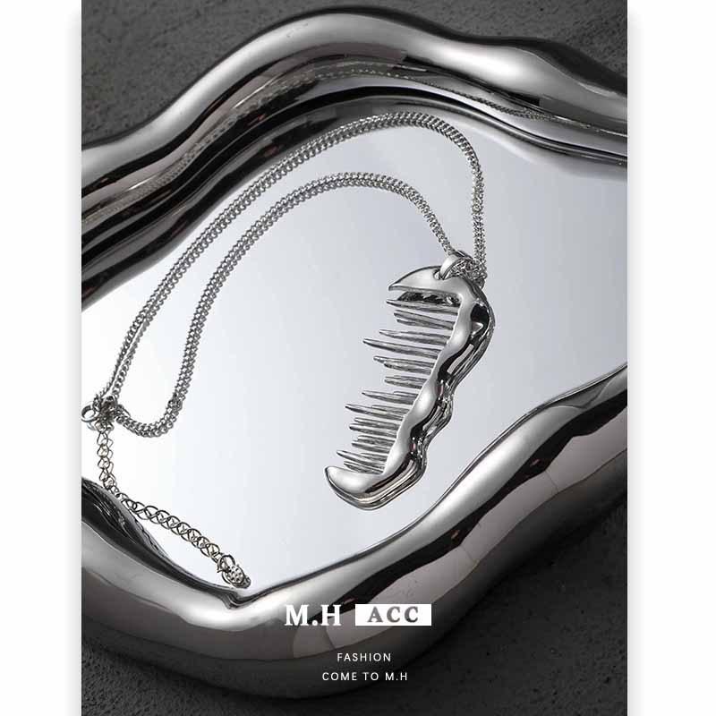 Original kamhalsband, enkel och utsökt tröjkedja, unik hängsmycke artikel grossist