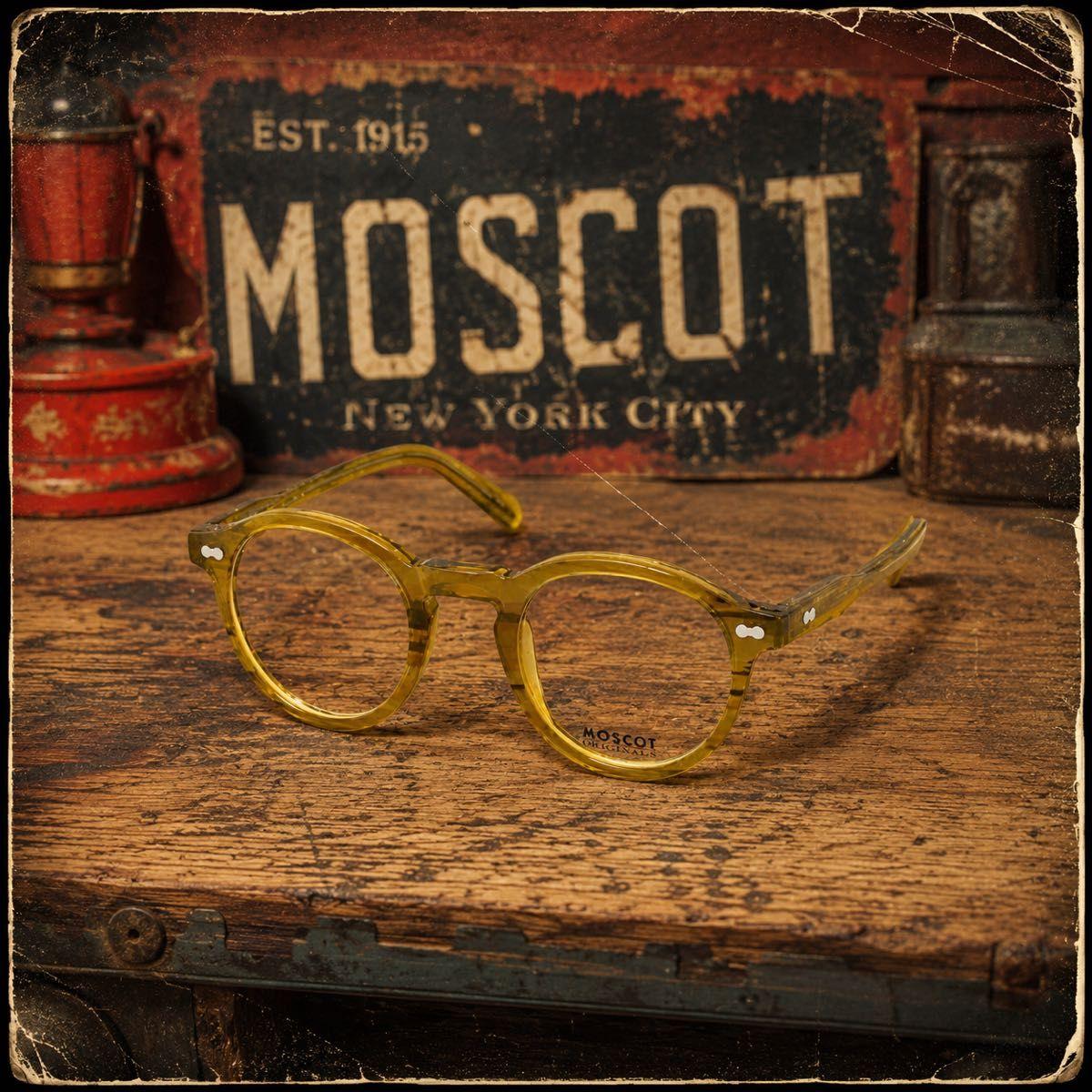 Used MOSCOT MILTZEN Glasses Blonde