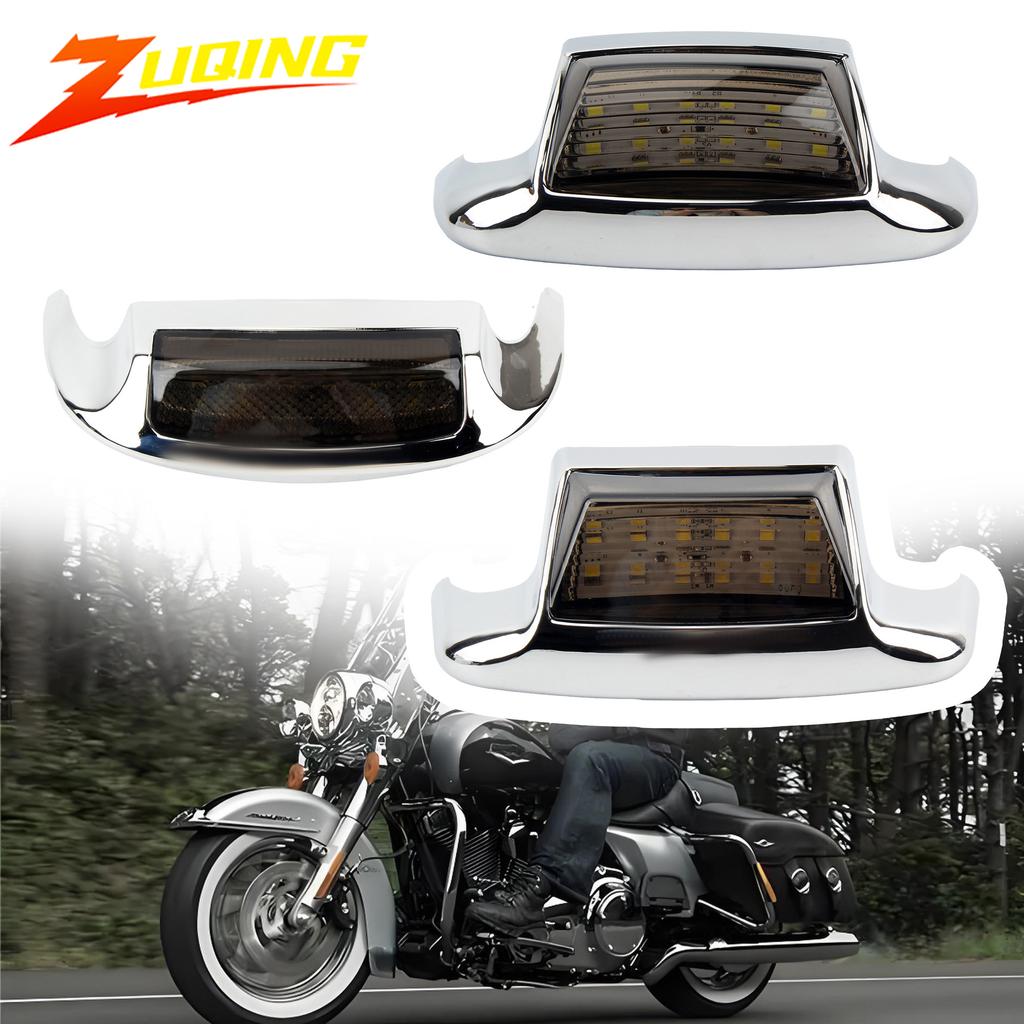 Motorcycle LED Front Rear Fender Tip Light For Harley FLSTC FLHT FLHTCU FLHR Classic Electra Glide Motocross Tip Light Lamp