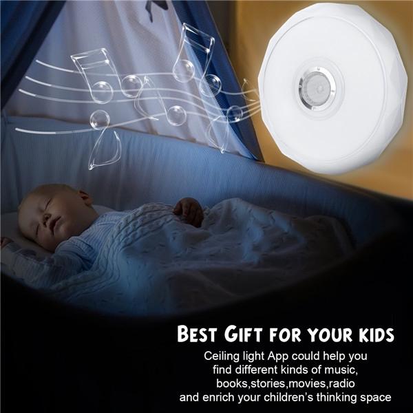 36W  APP LED Ceiling Lamps bluetooth Music colorfull luminaria Led Remote Control