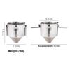 Coffee Dripper 304 Stainless Steel Mesh Reusable Pour Over Filter For Fresh Coffee