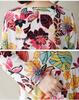 2024 Early Autumn Floral Print Retro Cotton Linen Maxi Dress