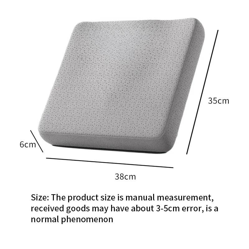 Ergonomic Memory Cotton Office Cushion Hemorrhoid Cushion Chair Cushion A Sitting Artifact Butt Pad, for Long Hours of Sitting