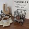 Multifunction Square Mesh Pen Pot Desk Tidy Stationery Organiser Pencil Storage Basket Makeup Brush Container Student Pen Holder