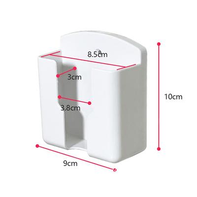 Universal Air Conditioner Remote Holder White Wall Mounted Box Storage Holder
