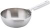 KOGU Outdoor Deep Frying Pan 20cm In Stainless Steel Suitable for Deep Gas and IH Dishwasher Outdoor Gift for [Made Japan] 3-Layer Construction,