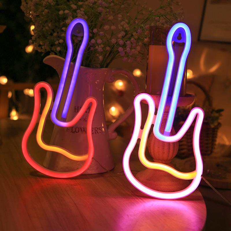 Neon Lights, Music, Violin Notes, Shape Lights, Room Atmosphere Lights, Decorative Lights, Christmas Lights