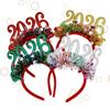New Year 2026 Hairband Head Accessory Glitters Number Hairhoop Comfortable Party Headpiece for Festival Event Essential