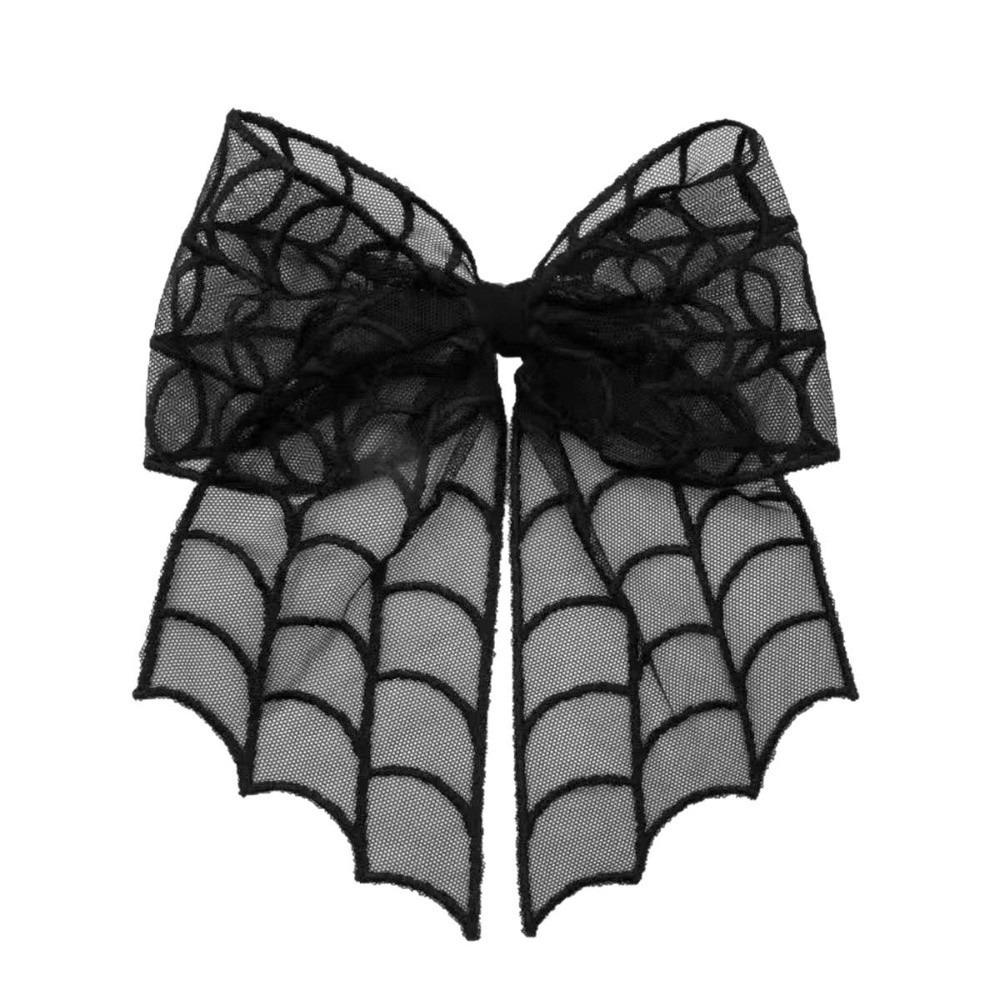 Bat Embroidery Halloween Hair Clip Bowknot Hair Accessories Spring Hair Clip  Cosplay Events