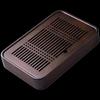 Bamboo Tea Tray with Drainage & Water Storage