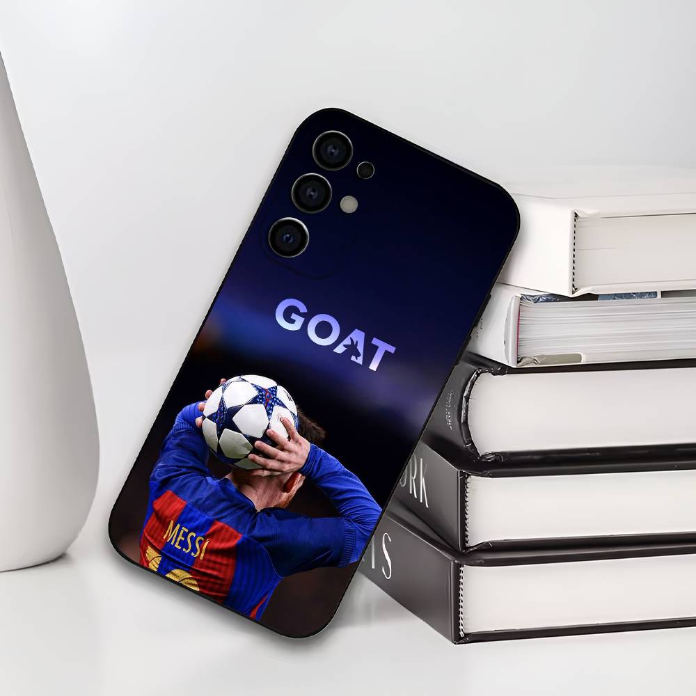 Football Star M-Messi Phone Case Silicone Soft For Samsung S25,S24,S21,S22,S23,S30,Ultra,S20,Plus,Fe,Lite