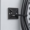 Adhesive Cable Tie Holders, 100 Pack for Organizing Power Cords, Data Cables, Lighting Lines, and Small Cables at Desks