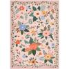 Purple Floral Living Room Carpet Washable Rugs for Bedroom Aesthetic Sofa Coffee Table Mat Modern Nursery Decoration Floor Mats